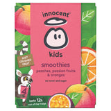 Innocent Kids peach passion fruit orange smoothie 4x150ml, imported from the UK