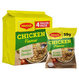 Sainsburys Maggi 3 Minute Instant Noodles Chicken Flavour Packet Noodles 4x59g- Buy online at McGrocer