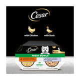 Cesar wet dog food chicken duck multipack 6x85g, UK version