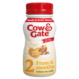 Sainsburys Cow & Gate 2 Follow On Baby Milk Formula Liquid from 6-12 Months 200ml- Buy online at McGrocer