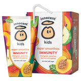 Innocent kids smoothie mango peach apricot 4x150ml, imported from the UK