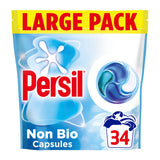Sainsburys Persil 34 Washes 4 in 1 Fast Dissolving Non Bio Laundry Capsules- Buy online at McGrocer