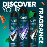 Sure Men Active Dry antiperspirant deodorant 250ml, UK version