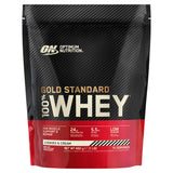 Sainsburys Optimum Nutrition 100% Gold Standard Whey Cookies & Cream Protein Powder 480g- Buy online at McGrocer