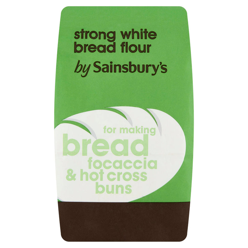 Sainsbury's strong white bread flour 1.5kg, imported from the UK