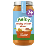 Sainsburys Heinz By Nature Sunday Chicken Dinner Baby Food Jar 7+ Months 200g- Buy online at McGrocer