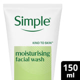Sainsburys Simple Kind to Skin Moisturising Face Wash for Sensitive Skin 150ml- Buy online at McGrocer