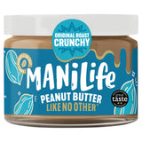 Manilife crunchy peanut butter 275g, imported from the UK