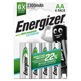 Sainsburys Energizer Extreme Rechargeable AA Batteries 2300mAh 4-Pack- Buy online at McGrocer