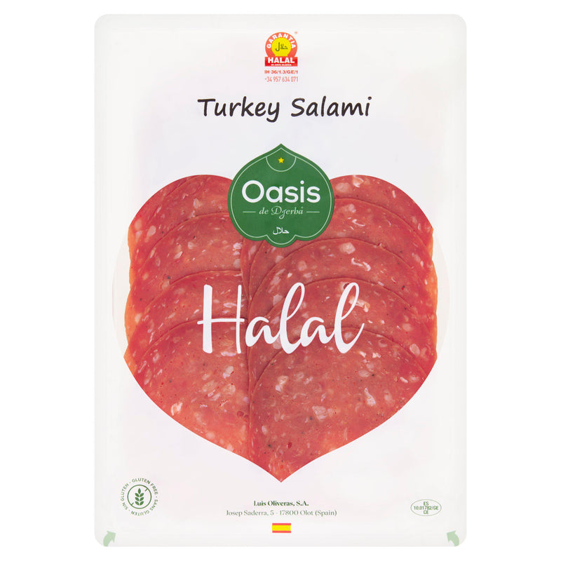L'Oasis de Djerba Halal Turkey Salami 80g