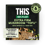 Sainsburys THIS Super Superfood Super Block High Protein Mushroom Tofu 200g- Buy online at McGrocer