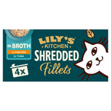 Sainsburys Lily's Kitchen Shredded Fillets in Broth Multipack for Cats 4 x 70g- Buy online at McGrocer