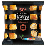 Sainsbury's cocktail sausage rolls 50 pack - British product