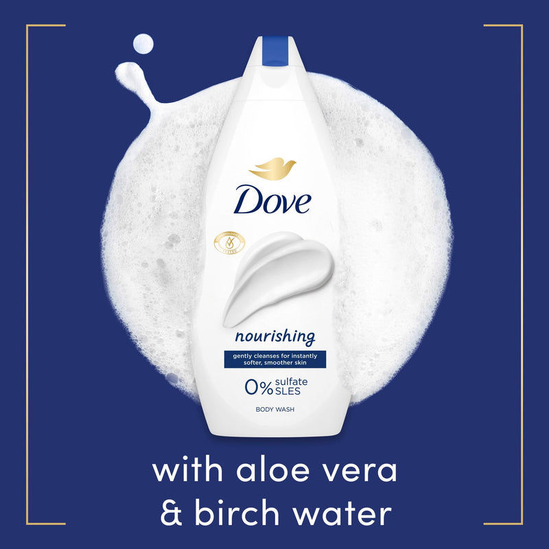 Dove Nourishing Body Wash 450ml, imported from the UK