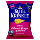 Kettle ridged crisps sea salt balsamic vinegar 130g (British brand)