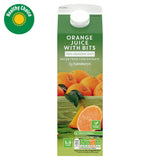 Sainsbury's orange juice with bits 1L - British product