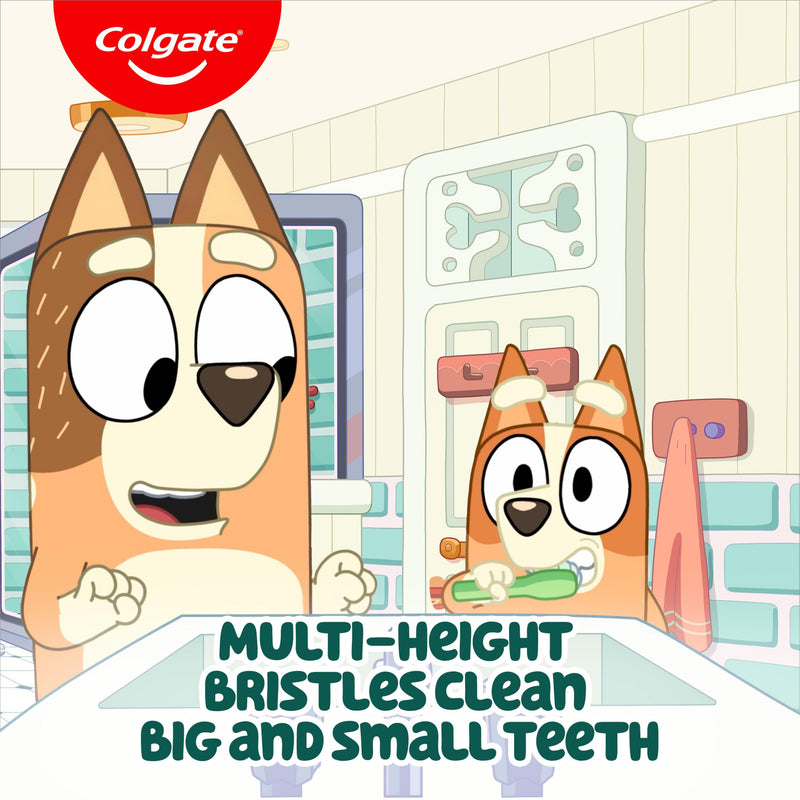 Colgate Kids Bluey extra soft battery toothbrush (British brand)