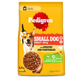 Sainsburys Pedigree Complete Adult Small Dog Dry Poultry & Vegetables Dry Dog Food 1.4kg- Buy online at McGrocer
