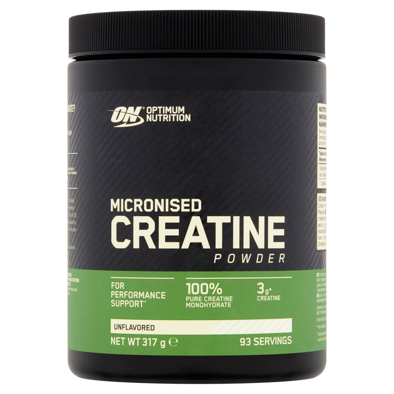 Optimum Nutrition creatine powder unflavoured 317g - British product