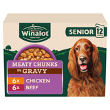 Sainsburys Winalot Meaty Chunks Senior Mixed in Gravy Wet Dog Food 12x100g- Buy online at McGrocer
