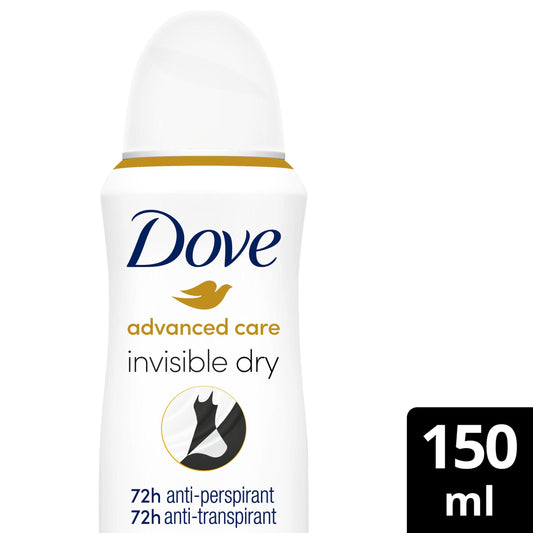 Dove Advanced Care Invisible Dry Anti Perspirant Deodorant Spray 150ml GOODS Sainsburys   