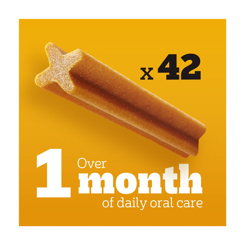 Pedigree Dentastix dental sticks for large dogs 1.62kg, UK version