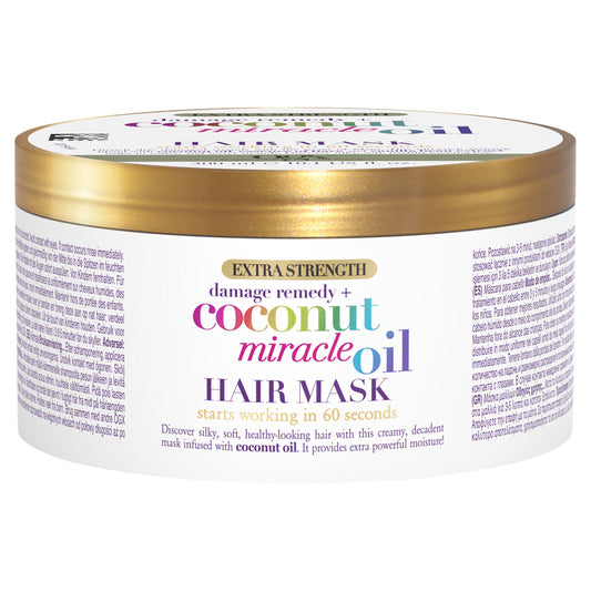 OGX Damage Remedy & Coconut Miracle Oil Hair Mask 300ml GOODS Sainsburys   
