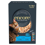 Sainsburys Encore Fish Selection in Jelly Natural Wet Cat Food 10 x 50g- Buy online at McGrocer