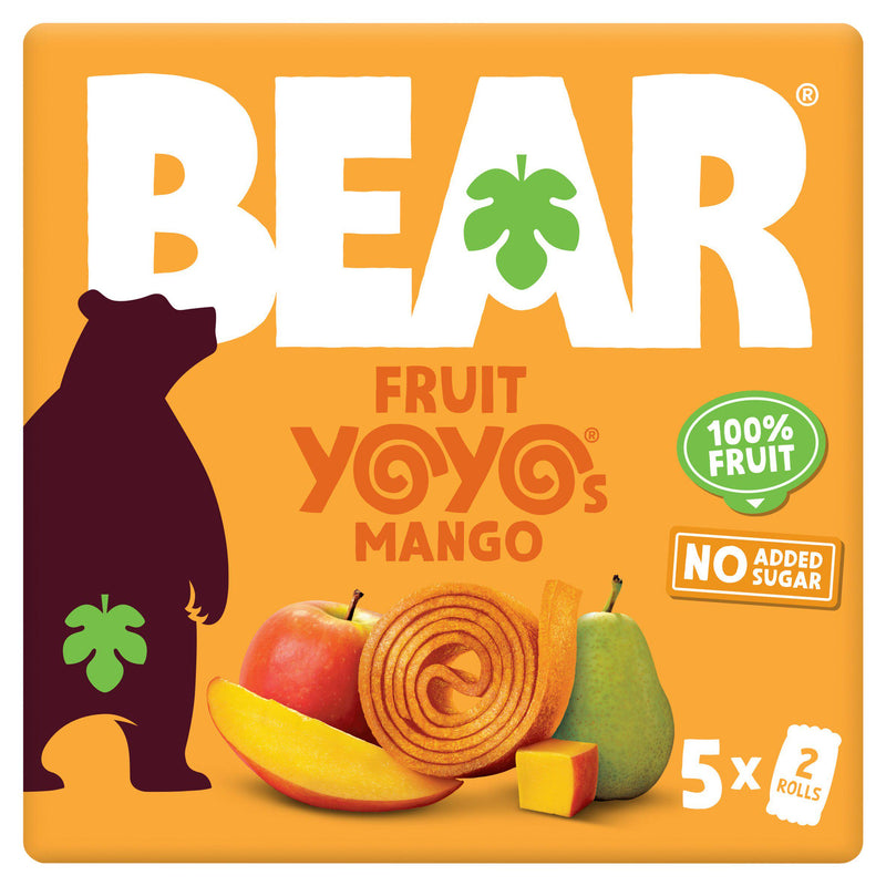 BEAR Fruit Yoyos Mango multipack 5x20g, UK version