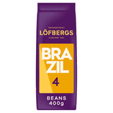 Löfbergs Brazil single origin coffee beans 400g (British brand)