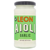 LEON vegan garlic aioli 240ml jar (British brand)