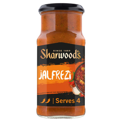 Sainsburys Sharwood's Jalfrezi Curry Sauce 420g- Buy online at McGrocer