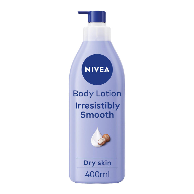 Nivea Irresistibly Smooth Body Lotion Dry Skin 400ml, imported from the UK