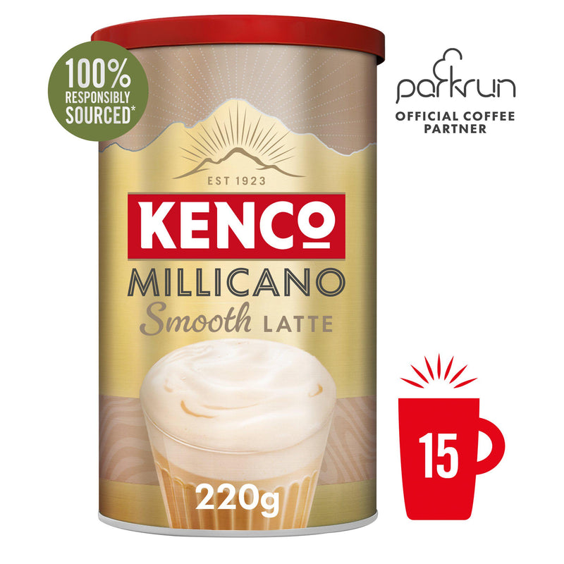Kenco Millicano Smooth Latte Instant Coffee 220g, UK version