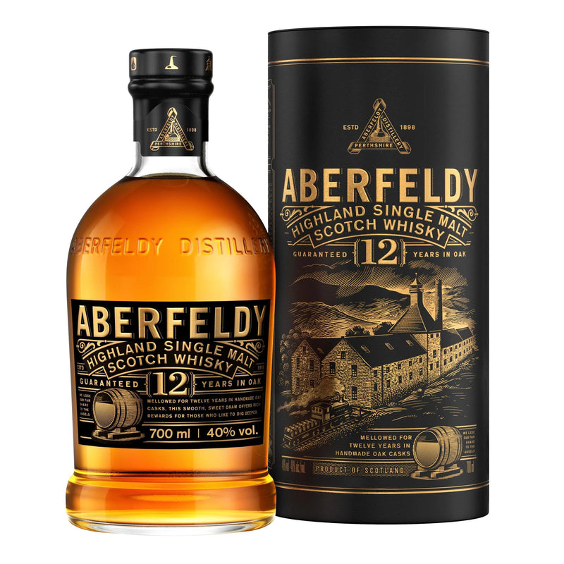 Aberfeldy single malt Scotch whisky 12 Year Old 70cl (British brand)