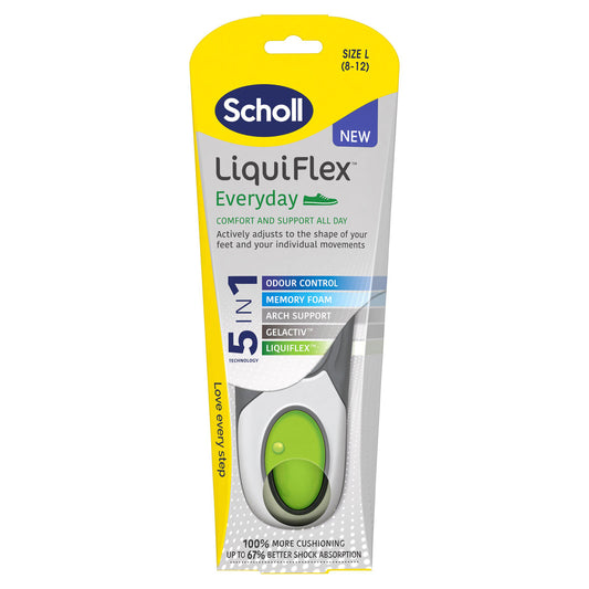 Scholl LiquiFlex Everyday Large Insoles GOODS Sainsburys   