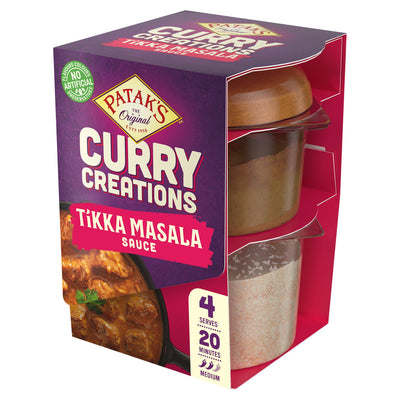 Sainsburys Patak's Tikka Masala Curry Creations Sauce Kit 160g- Buy online at McGrocer
