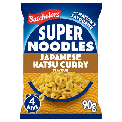 Sainsburys Batchelors Super Noodles Japanese Katsu Curry Flavour Dried Noodles 90g- Buy online at McGrocer
