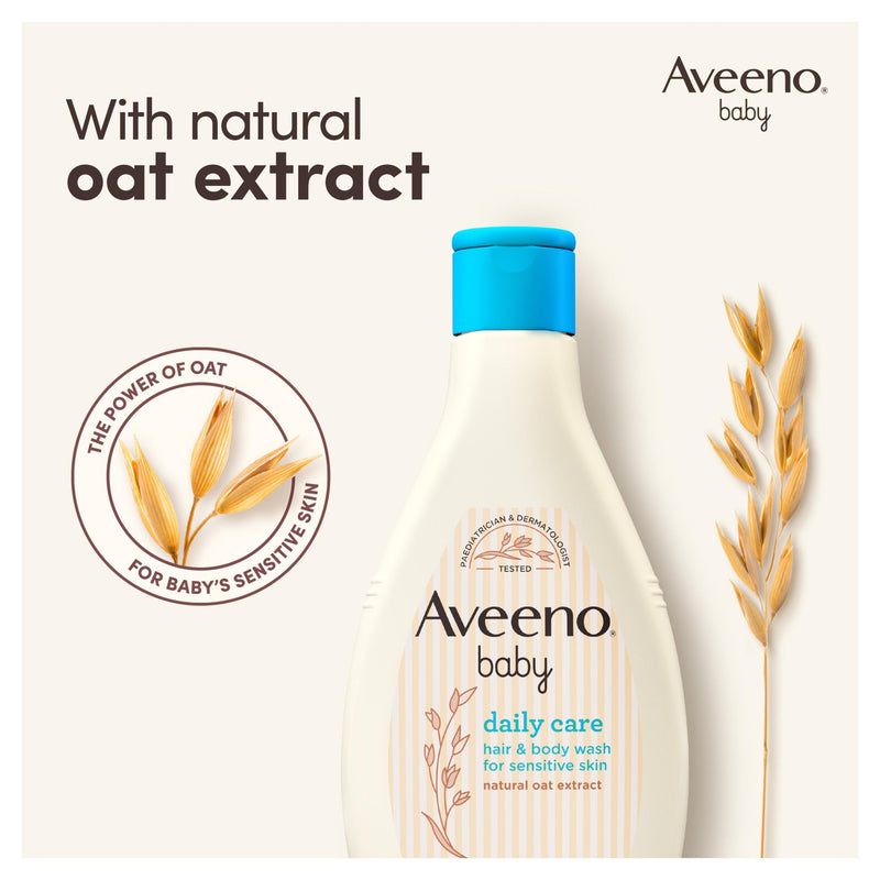 Aveeno Baby Daily Care Hair & Body Wash 250ml - British product
