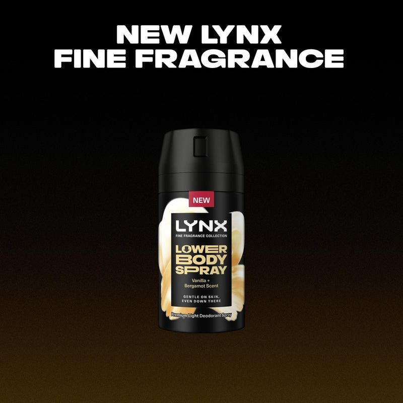 Lynx Vanilla Bergamot lower body spray 100ml - British product