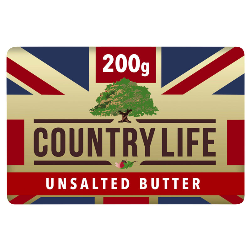 Country Life's unsalted butter 200g (British brand)