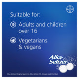 Alka-Seltzer original pain relief tablets 20 pack, imported from the UK