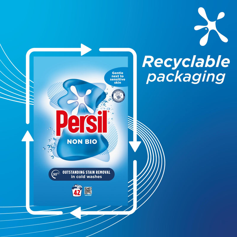 Persil Non Bio sensitive laundry detergent powder 2.1kg - British product