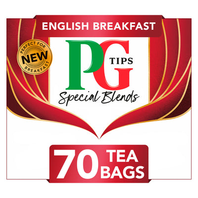 Sainsburys PG Tips English Breakfast Speciality Black Tea Bags, 70 Count- Buy online at McGrocer