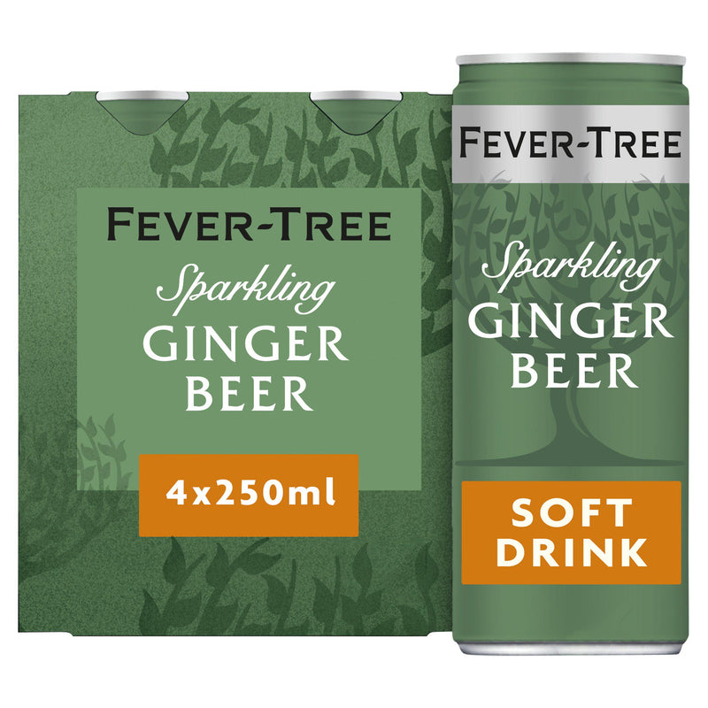 Fever-Tree Premium Ginger Beer 4x250ml - British product