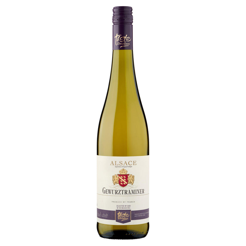 Sainsbury's Taste the Difference Alsace Gewurztraminer white wine 75cl - British product