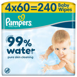 Pampers baby wet wipes 240 count - British product