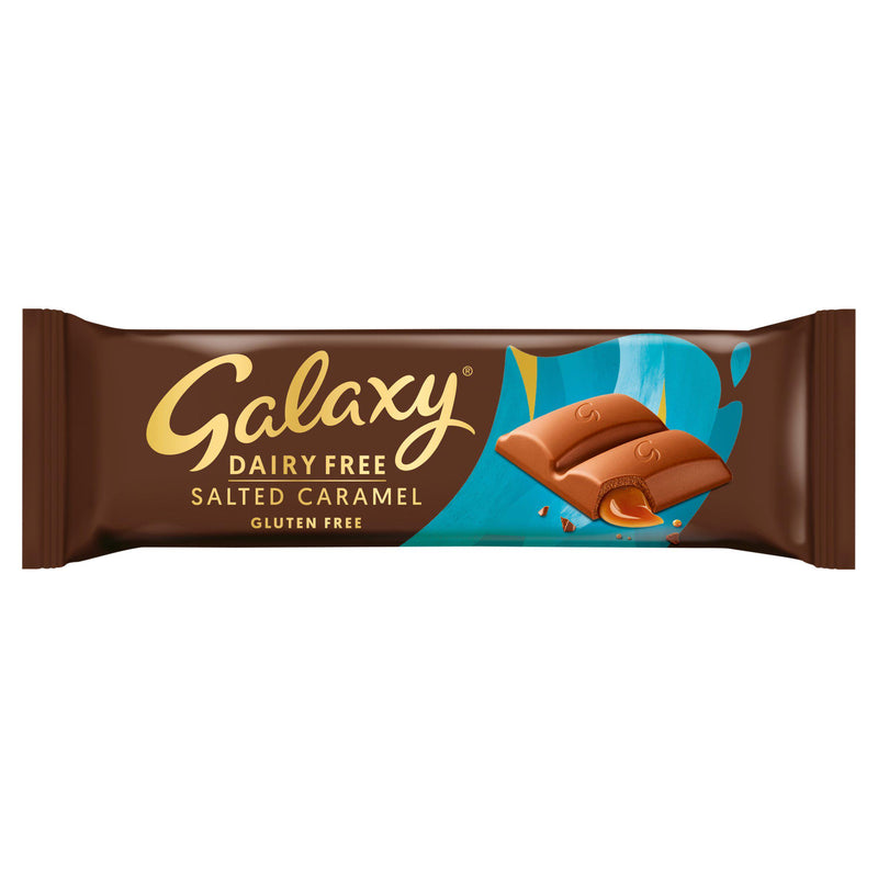 Galaxy dairy free chocolate salted caramel 40g, imported from the UK