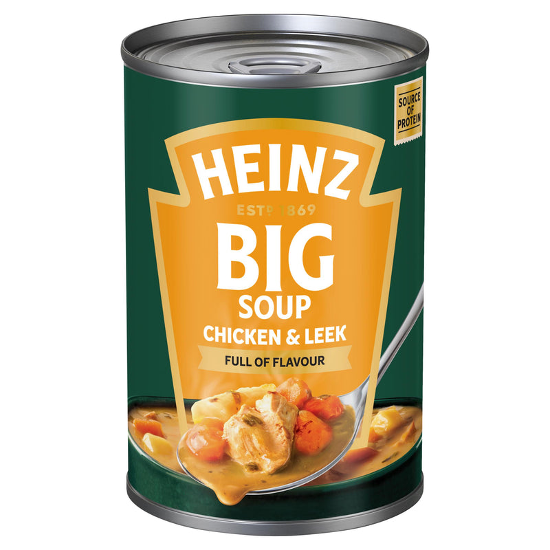 Heinz Chicken & Leek Chunky Big Soup 400g - British product