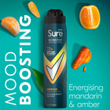 Sure Men Nonstop antiperspirant deodorant energise 250ml, UK version